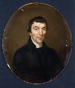 William Roos Portrait in oils of Welsh preacher John Elias oil on canvas